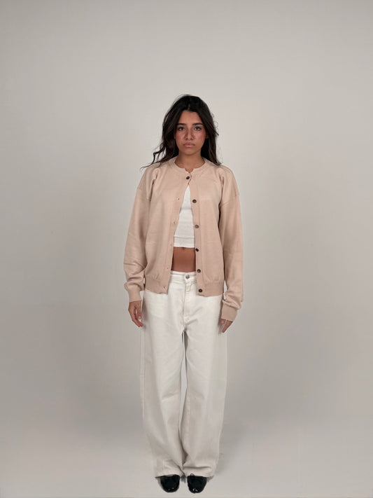 ⁠Beige Cardigan